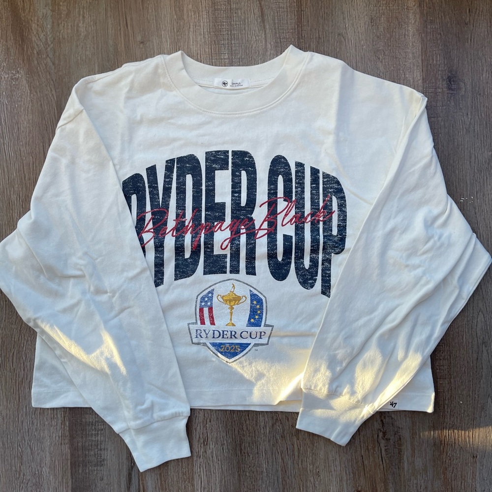 '47 Brand 2025 Ryder Cup Women's Sydney Long Sleeve T-Shirt in Sandstone